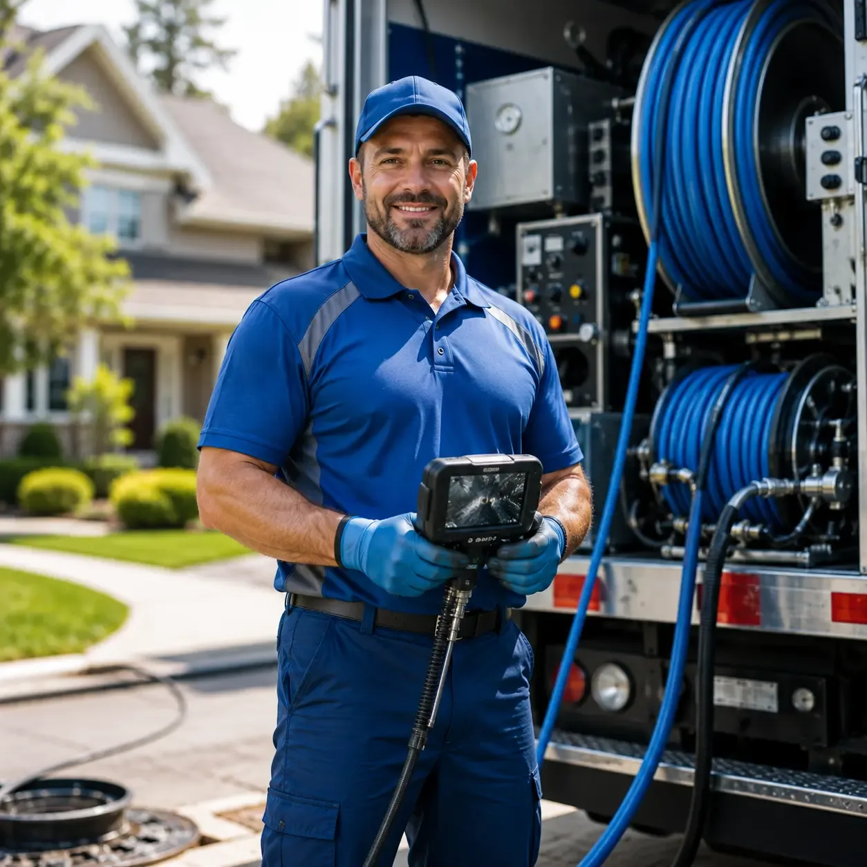 Local outdoor drain cleaning specialists in Simpson, IL